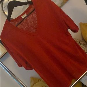 H.I.P. Orange V-Neck Shirt